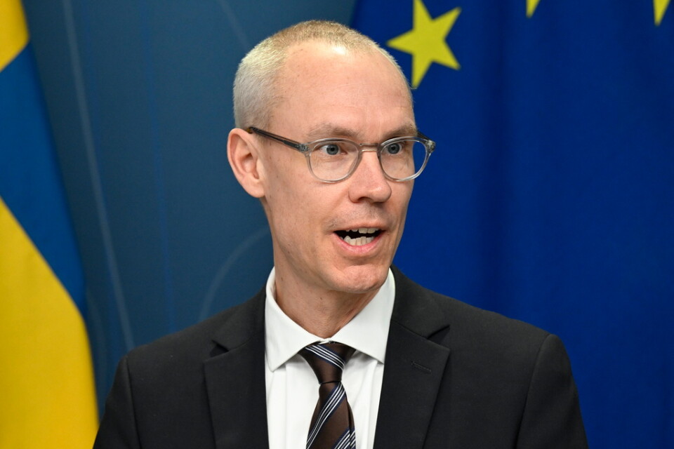 Oscar Stenström, ambassadör i statsrådsberedningen och den som varit chefsförhandlare i Natoprocessen, slutar för att bli rådgivare i Wallenbergsfären. Arkivbild.
