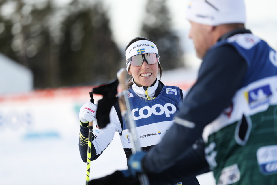 Charlotte Kalla var nöjd med förutsättningarna i Lillehammer.