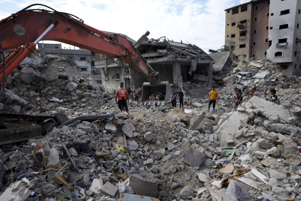 Förödelse i Gaza efter den senaste veckornas bombningar.