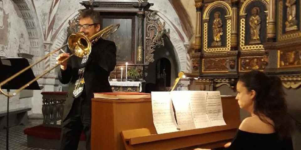 Vrituost pianospel fyllde Maglehems kyrka