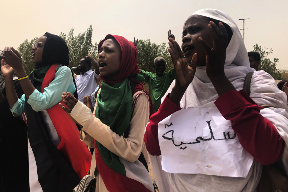 Kvinnor spelade en framträdande roll under den sudanesiska revolutionen. På bilden en protest i juni 2019 mot den militärregering som efterträdde den störtade diktatorn Omar al-Bashir.