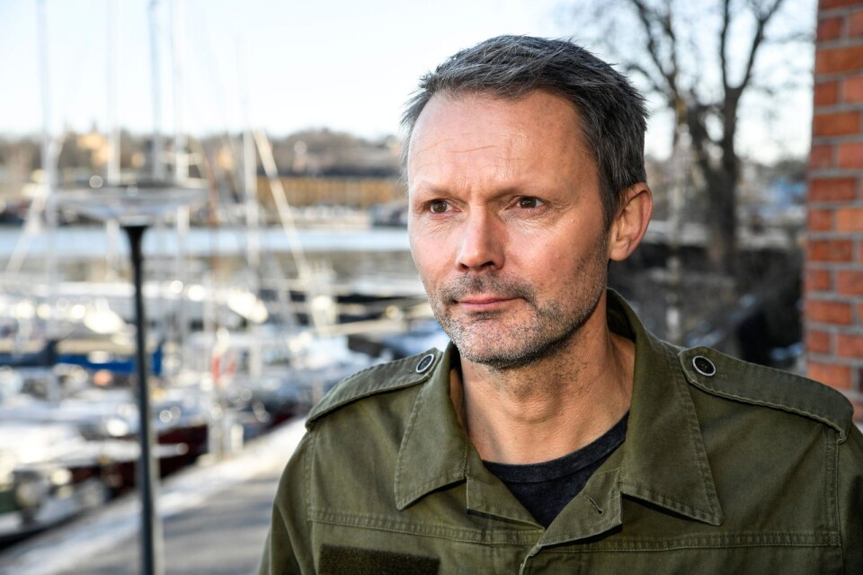 Felix Herngren, en av regissörerna till TV4:s nya humorserie "Sjölyckan" som utspelar sig i skärgårdsmiljö.