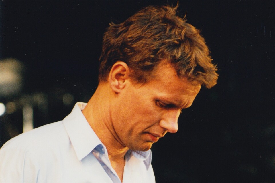 Bo Sundström under en tyst minut 1999.