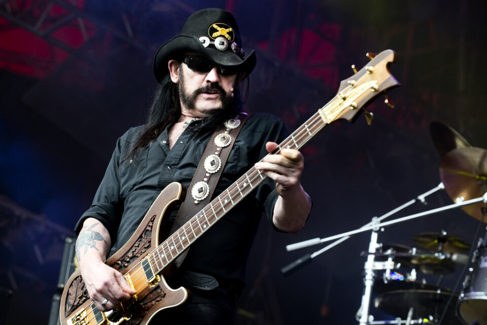 Ian "Lemmy" Kilmister var frontman i Motörhead fram tills sin död 2015. Arkivbild.