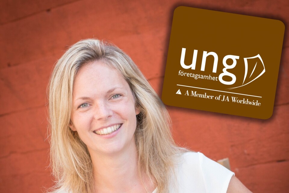 Jennifer Stenfelt, regionchef för Ung Företagsamhet i Blekinge och Bromölla.