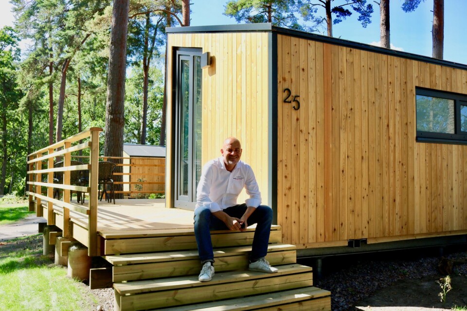 Daniel Marin på Stensö camping.