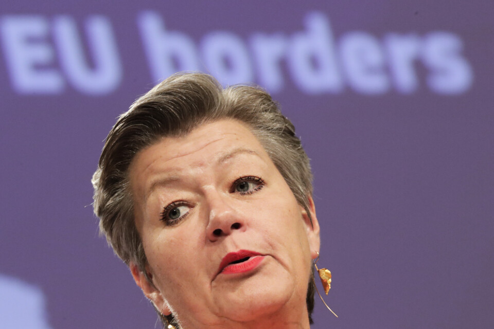 EU:s inrikeskommissionär Ylva Johansson. Arkivfoto.