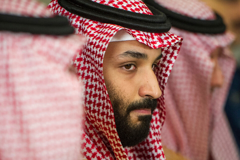 Saudiarabiens de facto ledare prins Mohammed bin Salman. Arkivbild.