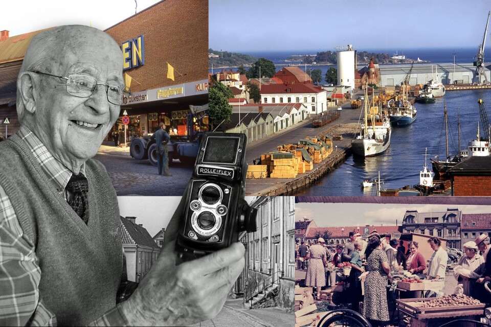 Arne Andersson samlade bilder från Karlshamns historia som få andra.