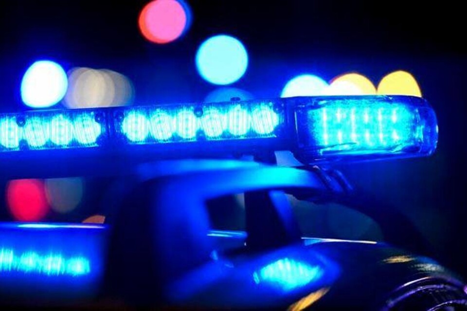 Polis larmades efter vansinnesfärd i Karlshamn på fredagskvällen.