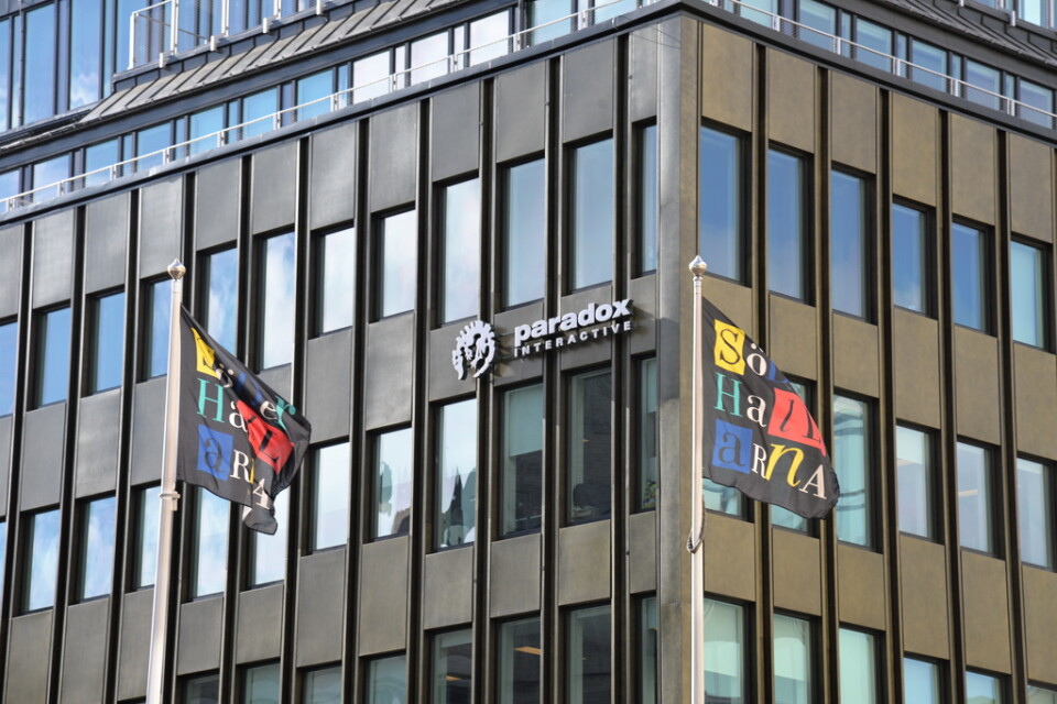 Paradox Interactives kontor i centrala Stockholm. Arkivbild.