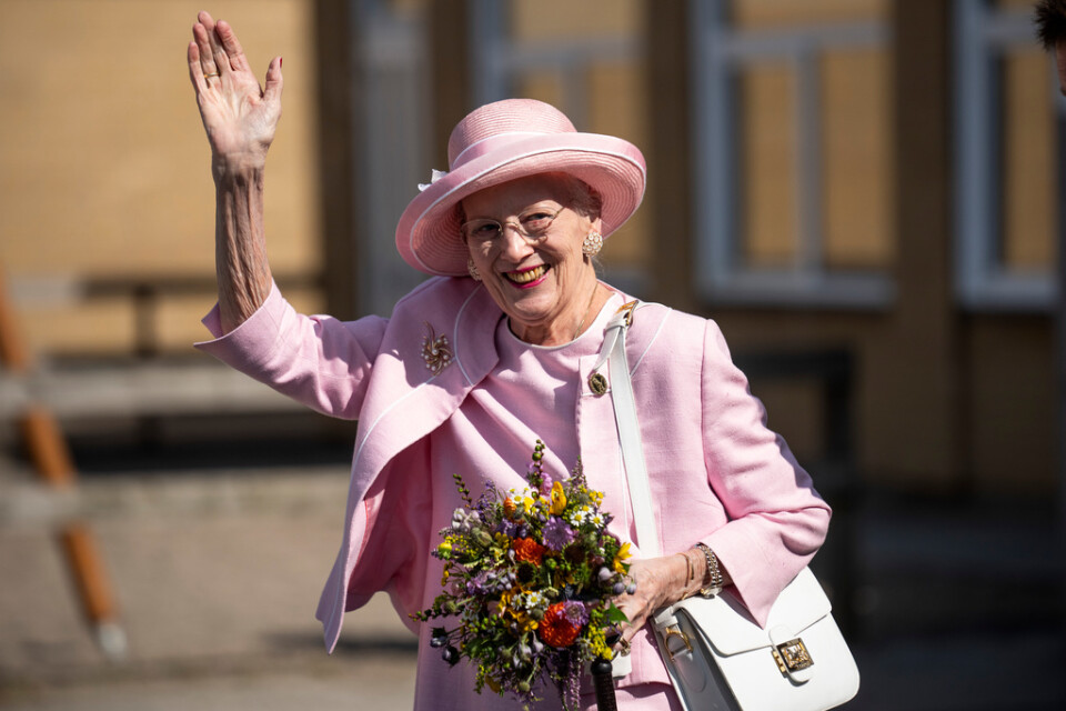Kungens kusin drottning Margrethe av Danmark är en av alla statschefer som kommer för att fira kungens 50 år på tronen. Arkivbild.