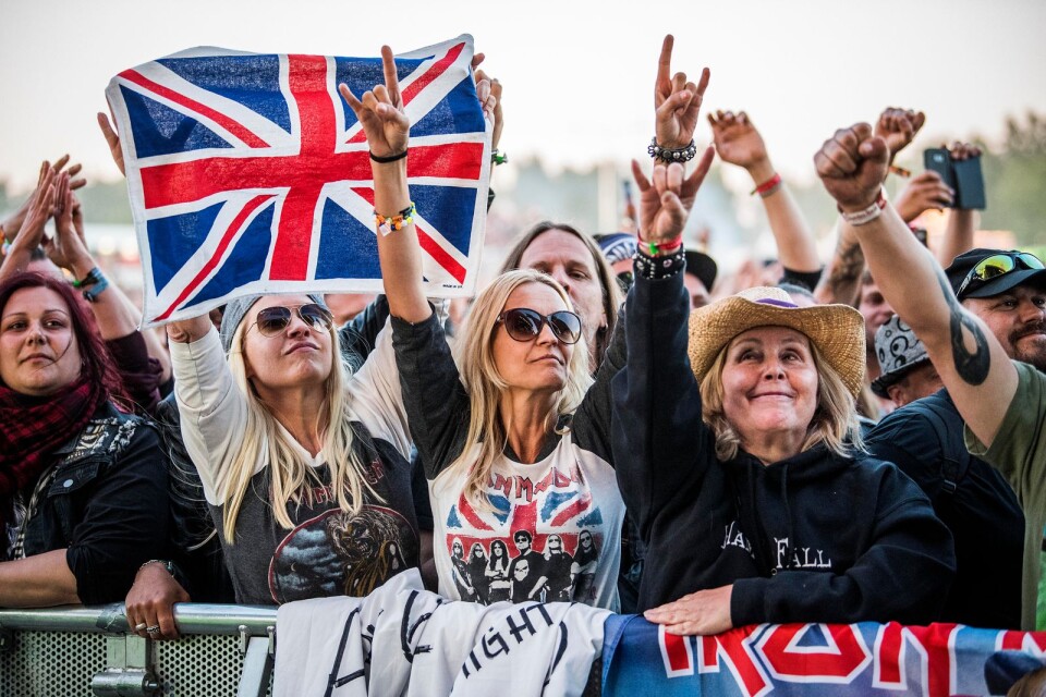 Publiken var med på noterna när Iron Maiden frälste Sweden Rock.