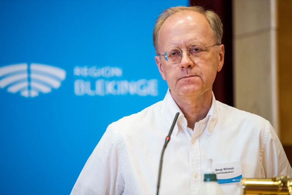 Smittskyddsläkaren Bengt Wittesjö.