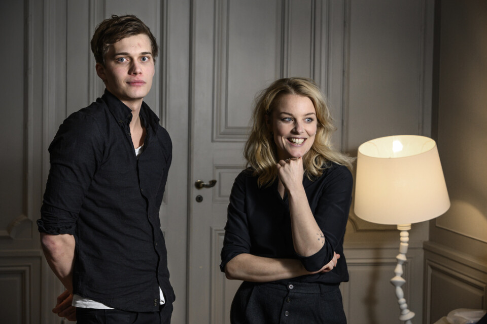 Björn Mosten och Ida Engvoll gjorde huvudrollerna i första säsongen av "Kärlek och anarki". Arkivbild.