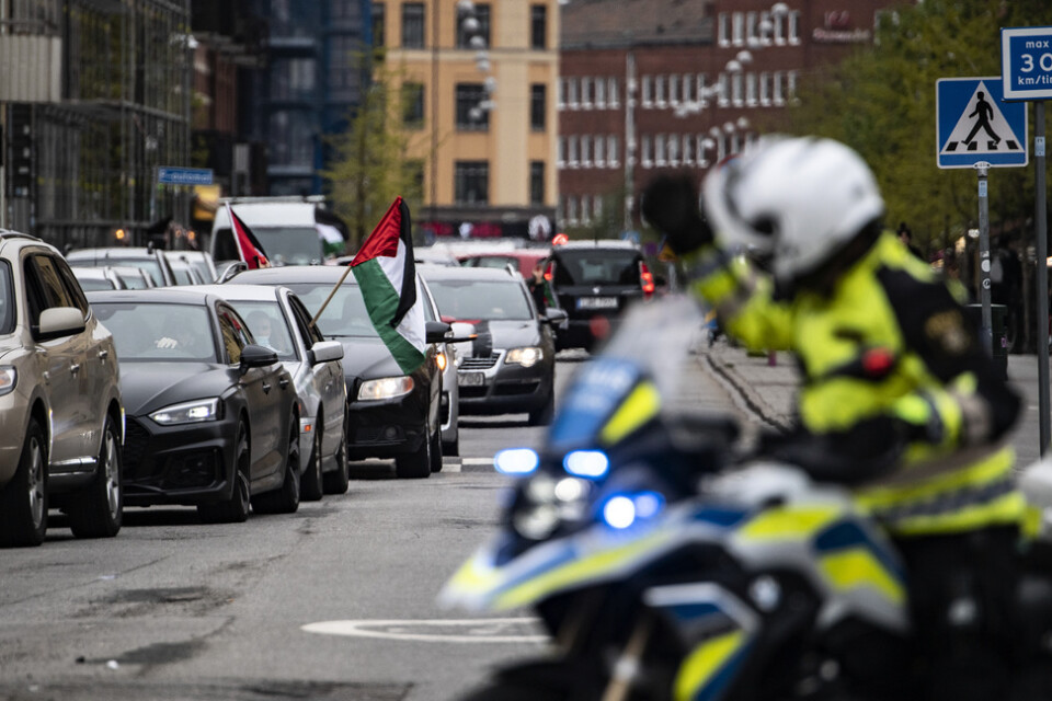 I onsdags hölls en propalestinsk manifestation i centrala Malmö. Arkivbild.