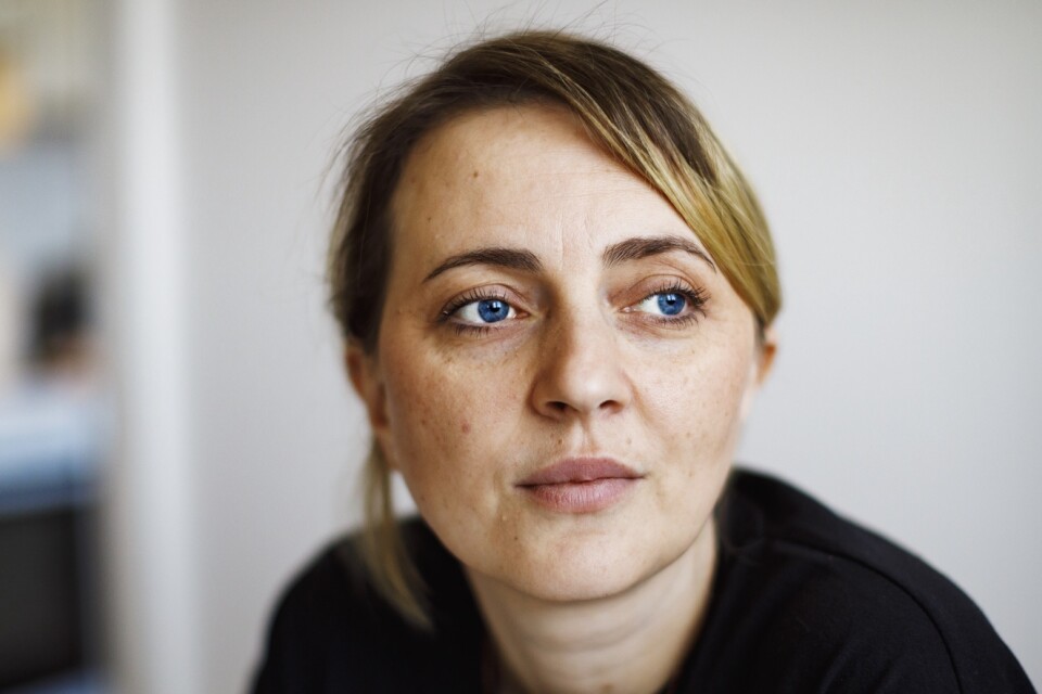 Iryna ”Ira” Nikitina fled from the war in Ukraine and lives now in Knislinge with her two sons Nikita and Illya.
