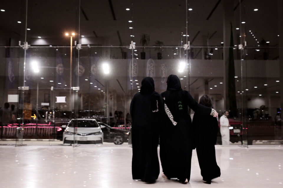 Kvinnor i Saudiarabien har i ett antal år haft rätt att köra bil. Arkivbild från 2018.