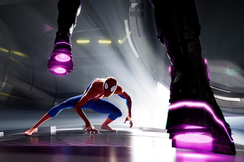 En scen ur Spider-Man: Into the Spider-Verse. Pressbild