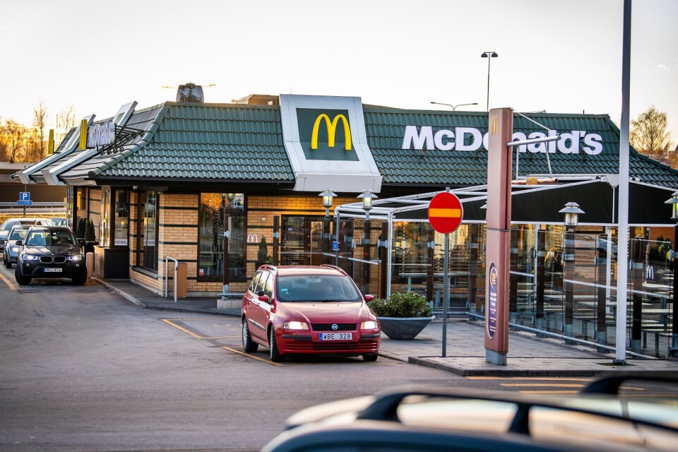 McDonalds i Vedeby utanför Karlskrona.