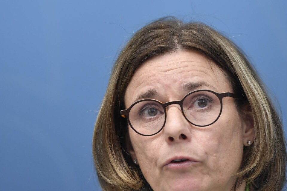 Miljö- och klimatminister Isabella Lövin (MP). Kan hon ligga bakom?