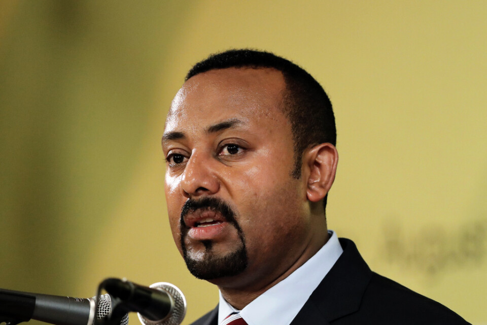 Etiopiens premiärminister Abiy Ahmed har utlyst nödläge till följd av covid-19. Arkivbild.