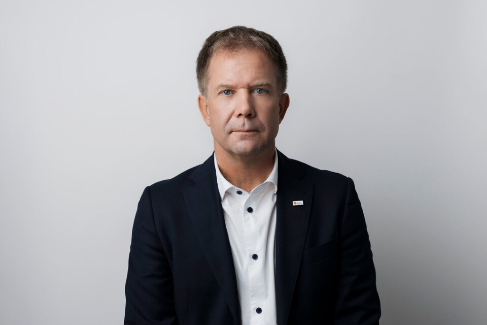 Martin Ärnlöv, generalsekreterare på Svenska Röda Korset. Pressbild.