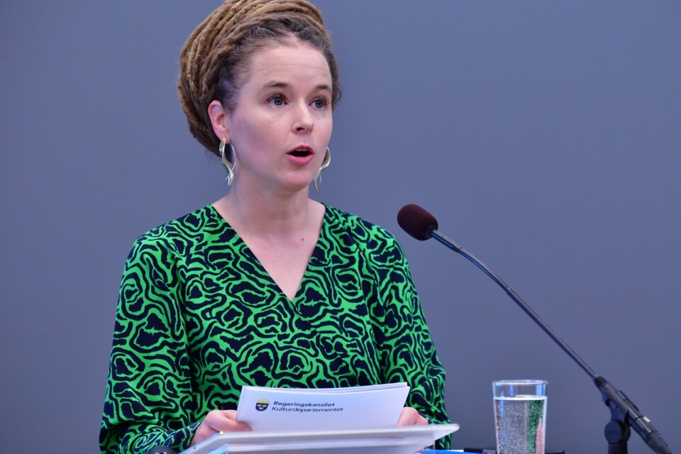 Idrottsminister Amanda Lind (MP). Arkivbild.