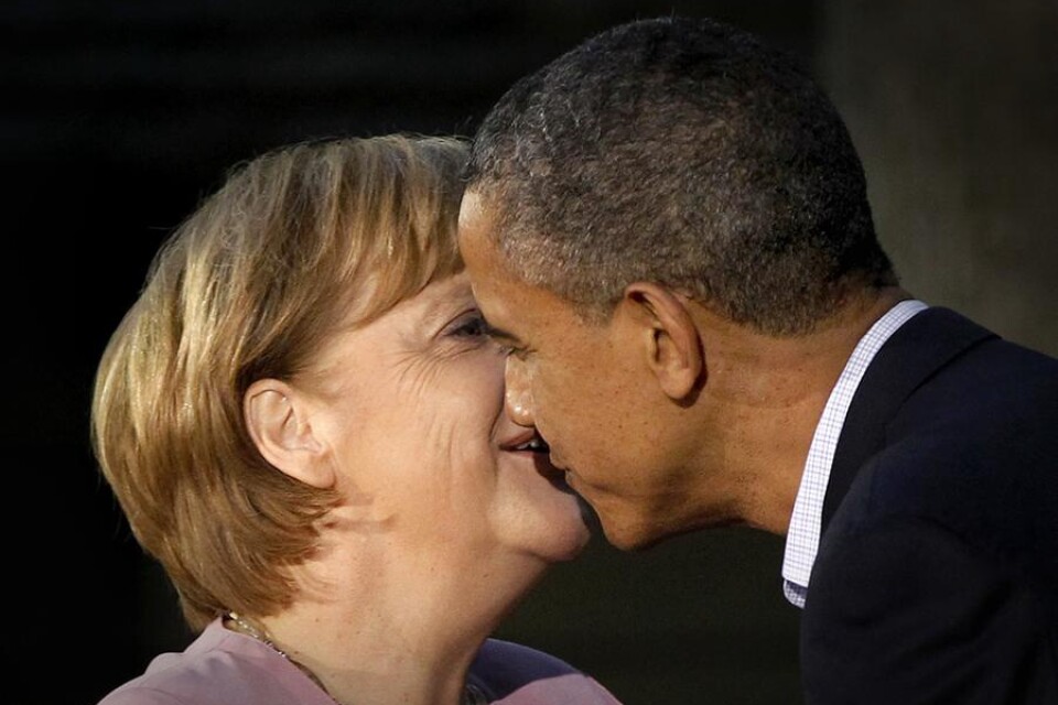Angela Merkel och Barack Obama verkar uppskatta varandra.