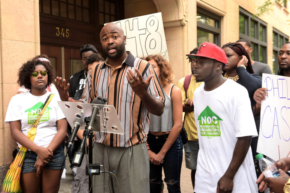 Aktivisten och universitetslektorn Jason Sole fotograferad 2016 då han var ordförande för Minneapolissektionen av medborgarrättsorganisationen NAACP.