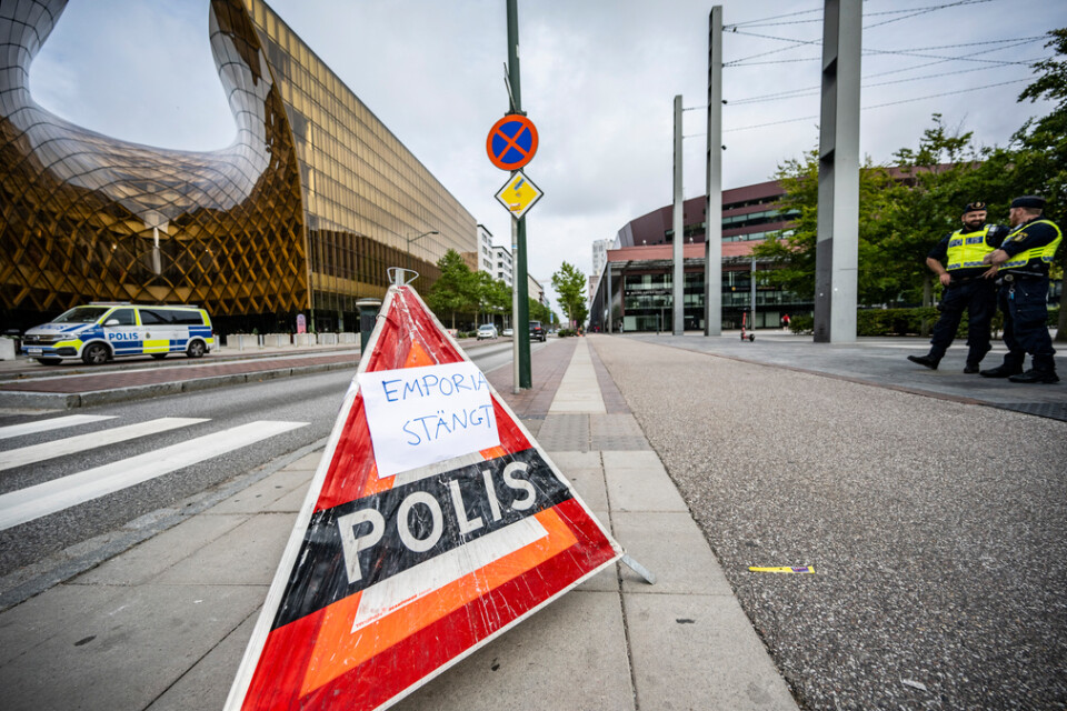 Den 19 augusti sköts en man till döds och en kvinna skadades allvarligt i en skottlossning på köpcentret Emporia i Malmö. Arkivbild.