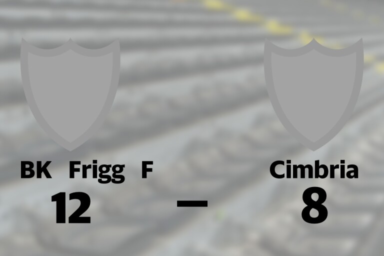 Cimbria föll mot BK Frigg F på bortaplan