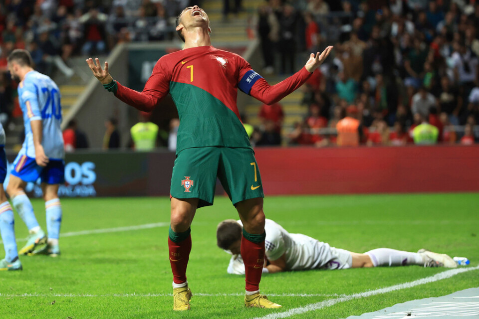 Cristiano Ronaldo får leda Portugal i VM i Qatar. Arkivbild.