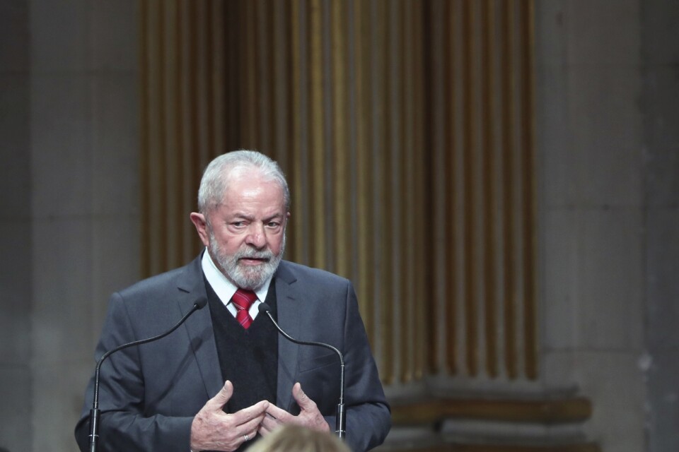 Brasiliens tidigare president Luiz Inácio Lula da Silva. Arkivbild.