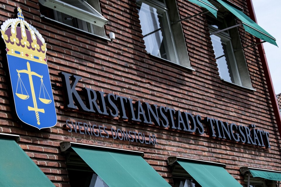Kristianstads tingsrätt dömer en man för bland annat mordförsök efter en vansinneskörning i början av april. Arkivbild.