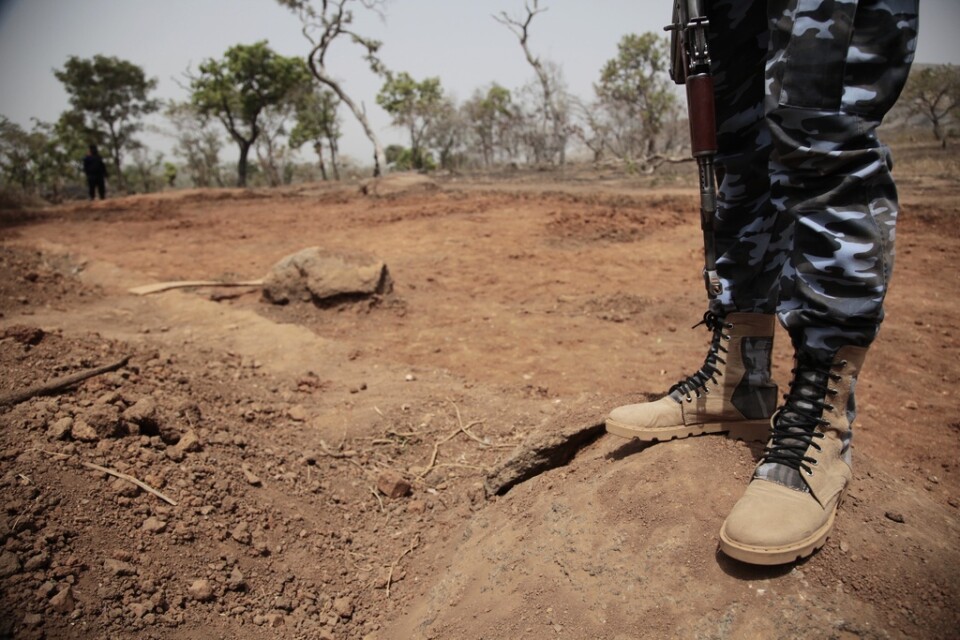 En soldat på vakt i norra Nigeria. Arkivbild.