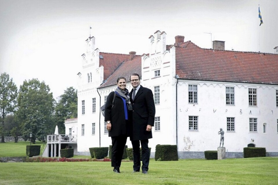 Kronprinsessan Viktoria och prins Daniel på Wanås. Foto: Stefan Sandström