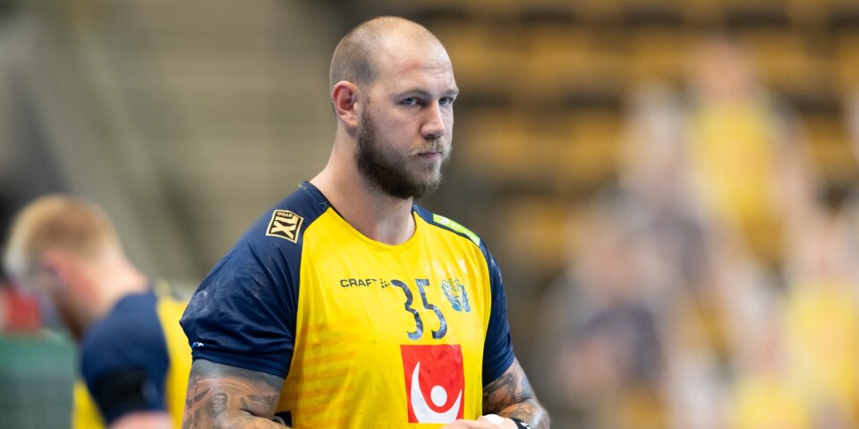 Andreas Nilsson under sin senaste samling med landslaget, november 2020.