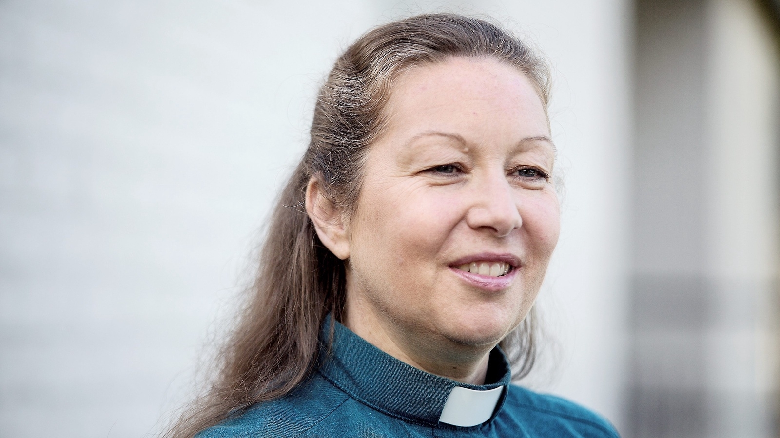 Karen Andersson kommer ursprungligen från Schweiz och har nu hamnat som pastor i Nävlinge.foto: Jörgen Johansson