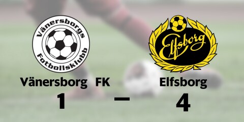 Vänersborgs FK förlorade mot Elfsborg