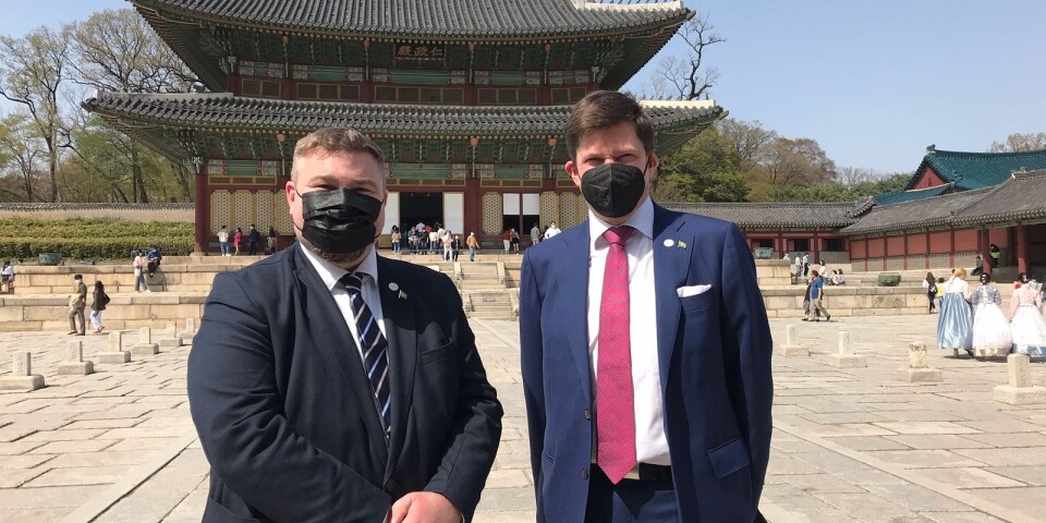 Svensk delegation besökte Sydkorea