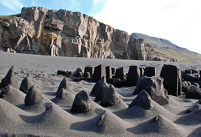 På Island inspirerades Jenny Berntsson av naturens krafter. Foto: Frida Berntsson