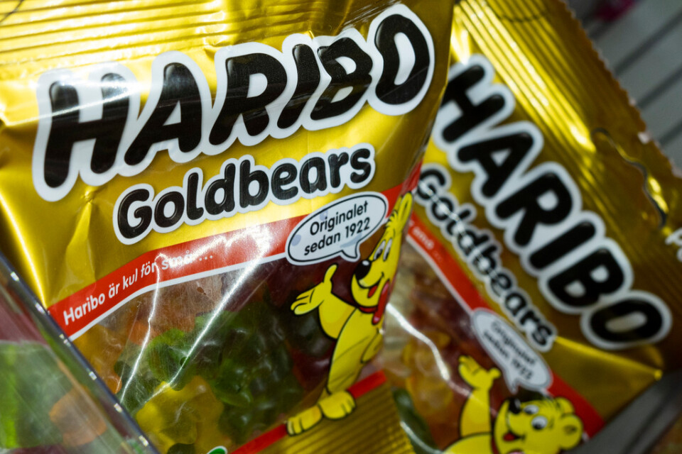 Haribo Goldbears i 80-gramsförpackning är en av produkterna som riskerar att ha kontaminerats av små metallpartiklar.