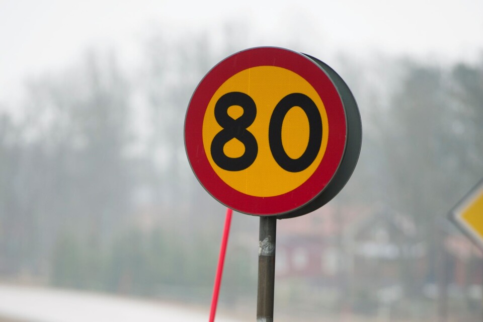 Väg 11 blir 80-väg mellan Simrishamn och Anklam, Sjöbo kommun.