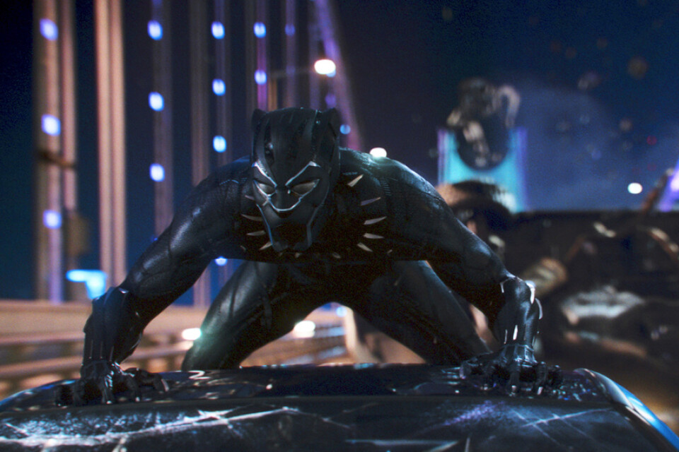 "Black Panther" med Chadwick Boseman blev en enorm succé 2018. Arkivbild.