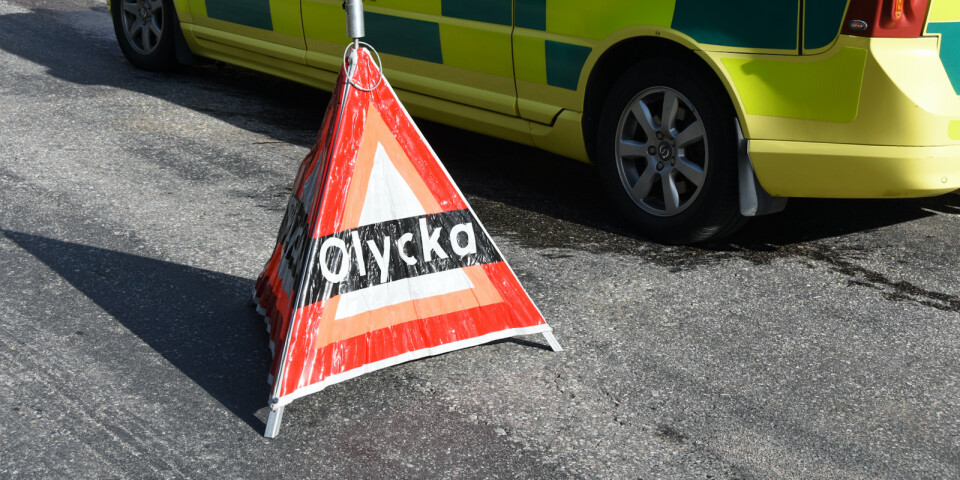 JUST NU: Larm om olycka – två bilar i krock vid Berga centrum