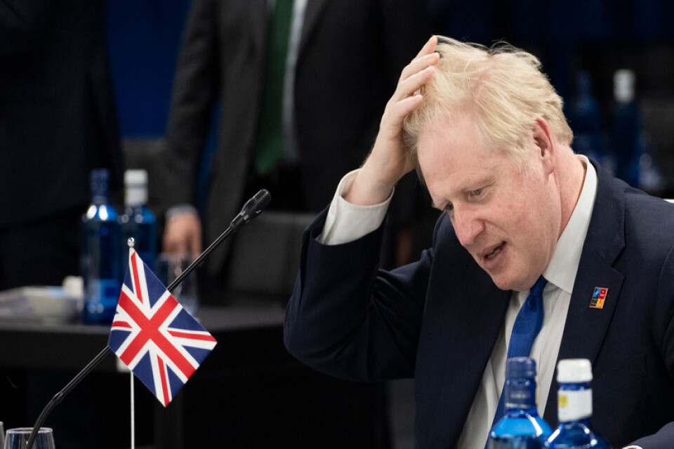 Storbritanniens premiärminister Boris Johnson avgår. Arkivbild.