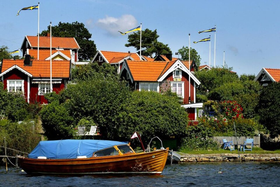 De karaktäristiska Brändaholmsstugorna är en av anledningarna till att besök Karlskrona enligt bloggaren Annika Myhre.