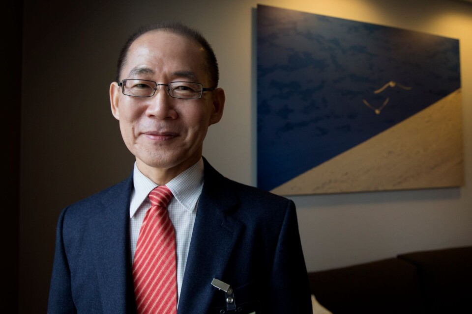 Hoesung Lee, från Sydkorea, är ordförande för FN:s klimatpanel IPCC.