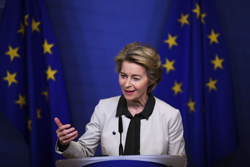 EU-kommissionens nya ordförande Ursula von der Leyen lägger fram sin "gröna giv" för klimatneutralitet i EU år 2050.